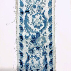 Over 7 Yards Vintage Burn Out Velvet Trim